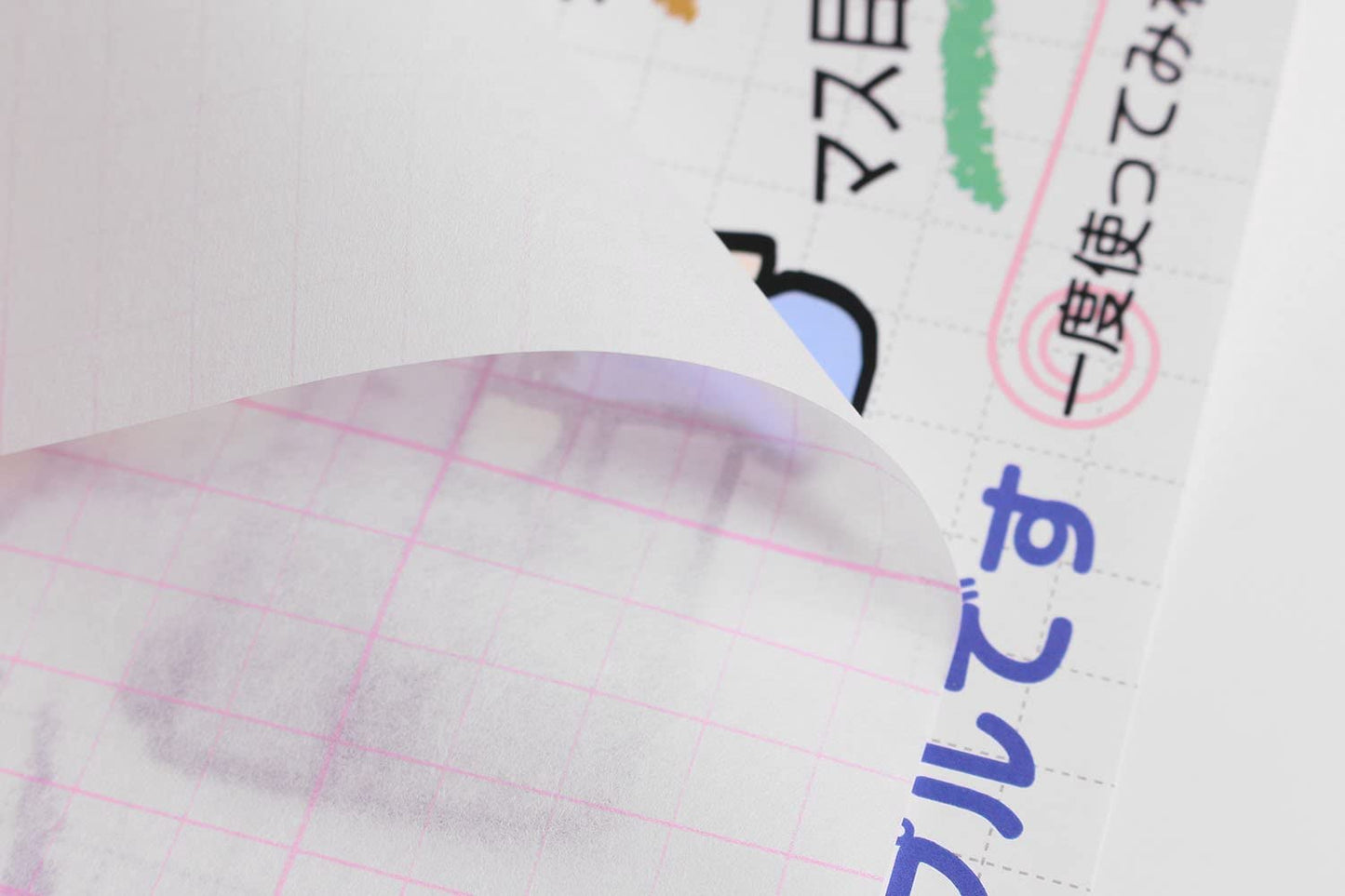 破れにくい洋裁用和紙型紙-マス目付き- 約68cm×約1.5m 1枚 F04-025