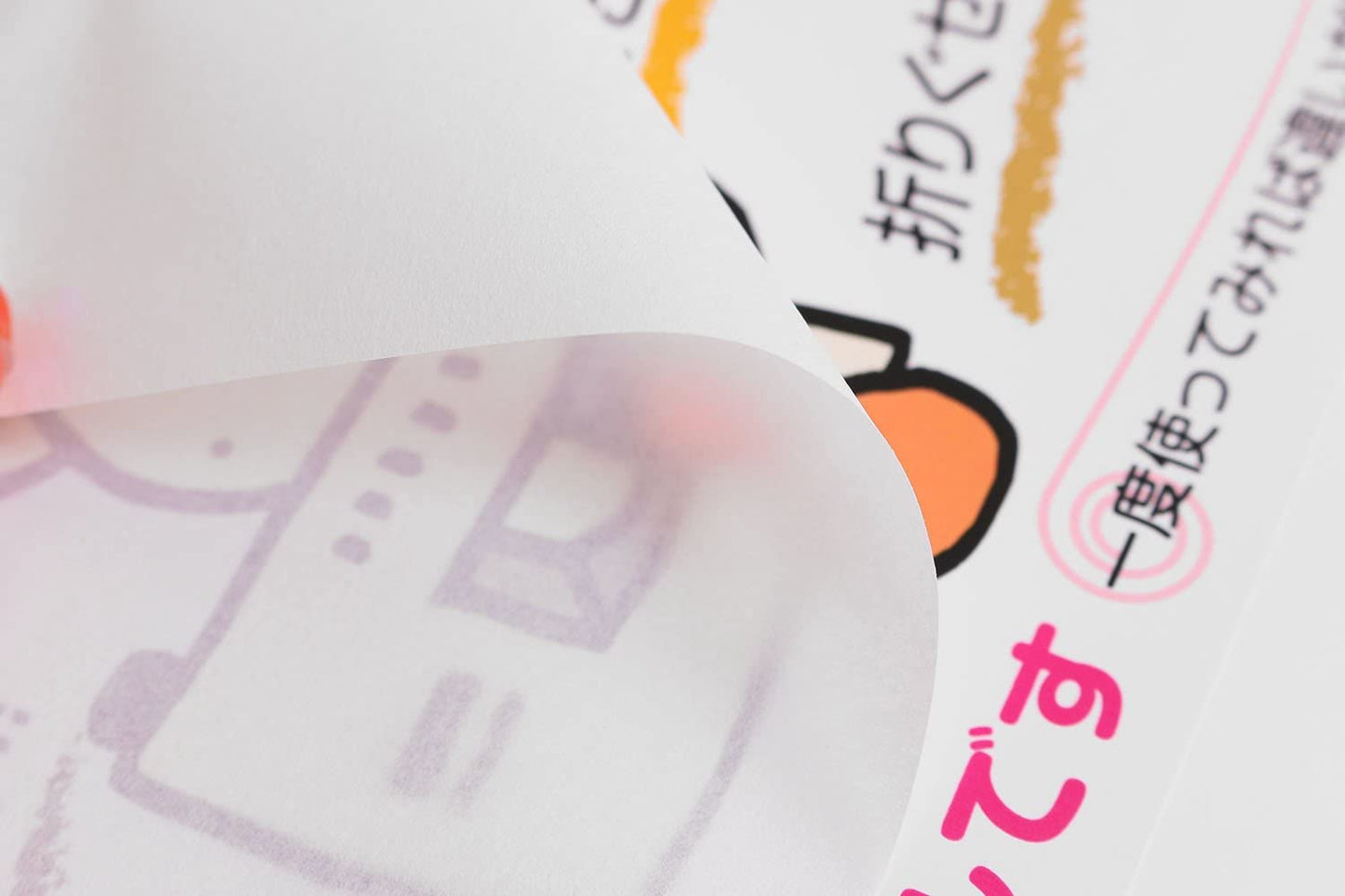 破れにくい洋裁用和紙型紙-無地- 約68cm×約1m 3枚入 F04-024