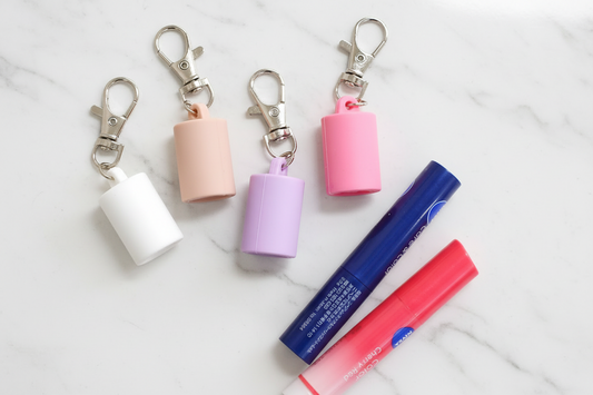 リップキャップパーツ キーホルダー バッグチャーム コスメアクセサリー