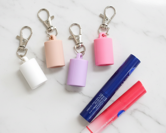 リップキャップパーツ キーホルダー バッグチャーム コスメアクセサリー