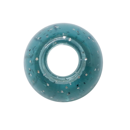 ミササ ラメ入りループエンド 15mm 2個入り ミントグリーン No.2785
