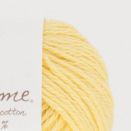 【お取り寄せ】ハマナカ ポーム ベビーカラー 中細 毛糸 No.301 オーガニックコットン100% 25g玉巻(約70m)