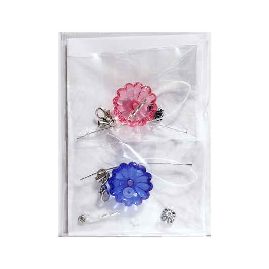 ゆらゆら☆アンブレラのストラップキット (ブルー・ピンク) 2個入り A