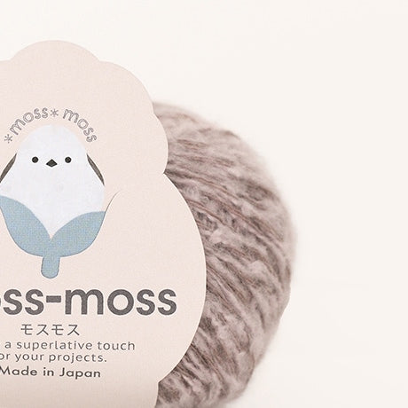 ハマナカ モスモス 並太毛糸 No.006 ウール50% 綿50% 25g玉巻(約105m)