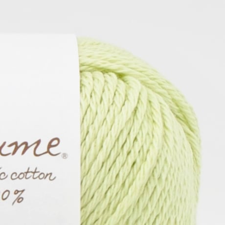 【お取り寄せ】ハマナカ ポーム ベビーカラー 中細 毛糸 No.94 オーガニックコットン100% 25g玉巻(約70m)