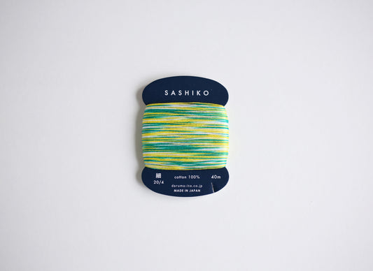 DARUMA ダルマ 刺し子糸〈細〉 3色カスリ カード巻き かき氷 DRM2400-402