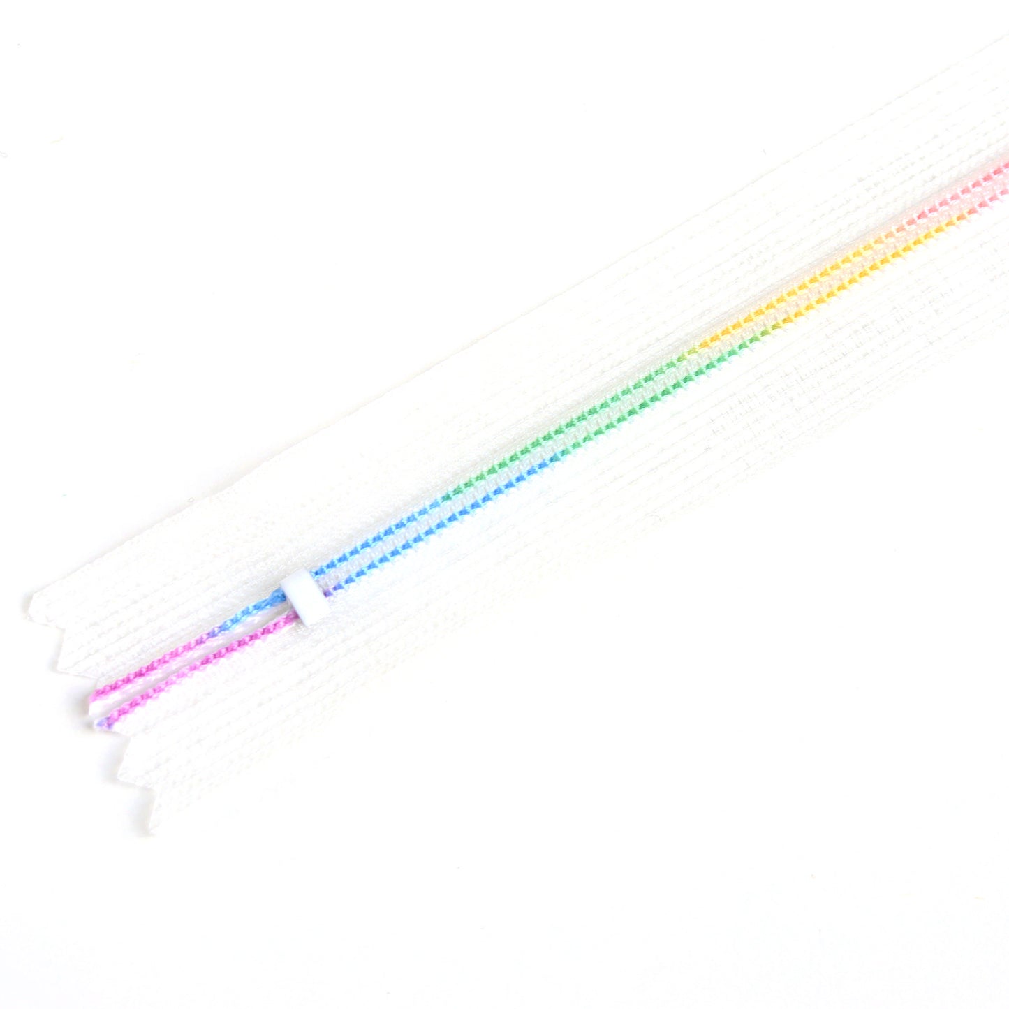 スケルトンファスナーレインボー7色セット 長さ20cm