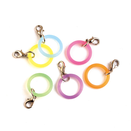 アンブレラマーカー 目印マーカー φ20mm 6色 (イエロー・オレンジ・グリーン・パープル・ピンク・ブルー)