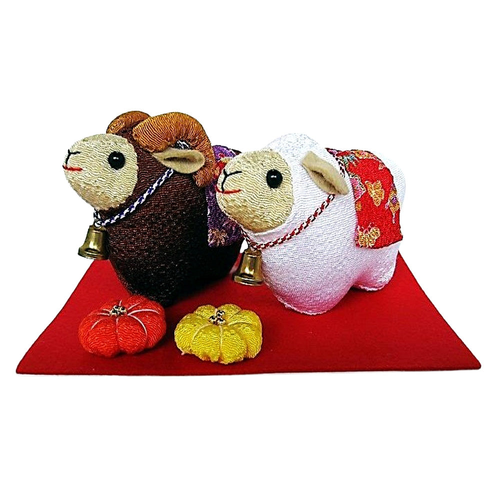 ちりめん細工 動物マスコット 3点セット つまみ細工 – だいきち手芸店