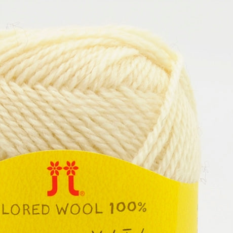 【お取り寄せ】ハマナカ ソノモノ 合太 毛糸 No.1 ウール100% 40g玉巻（約120m）