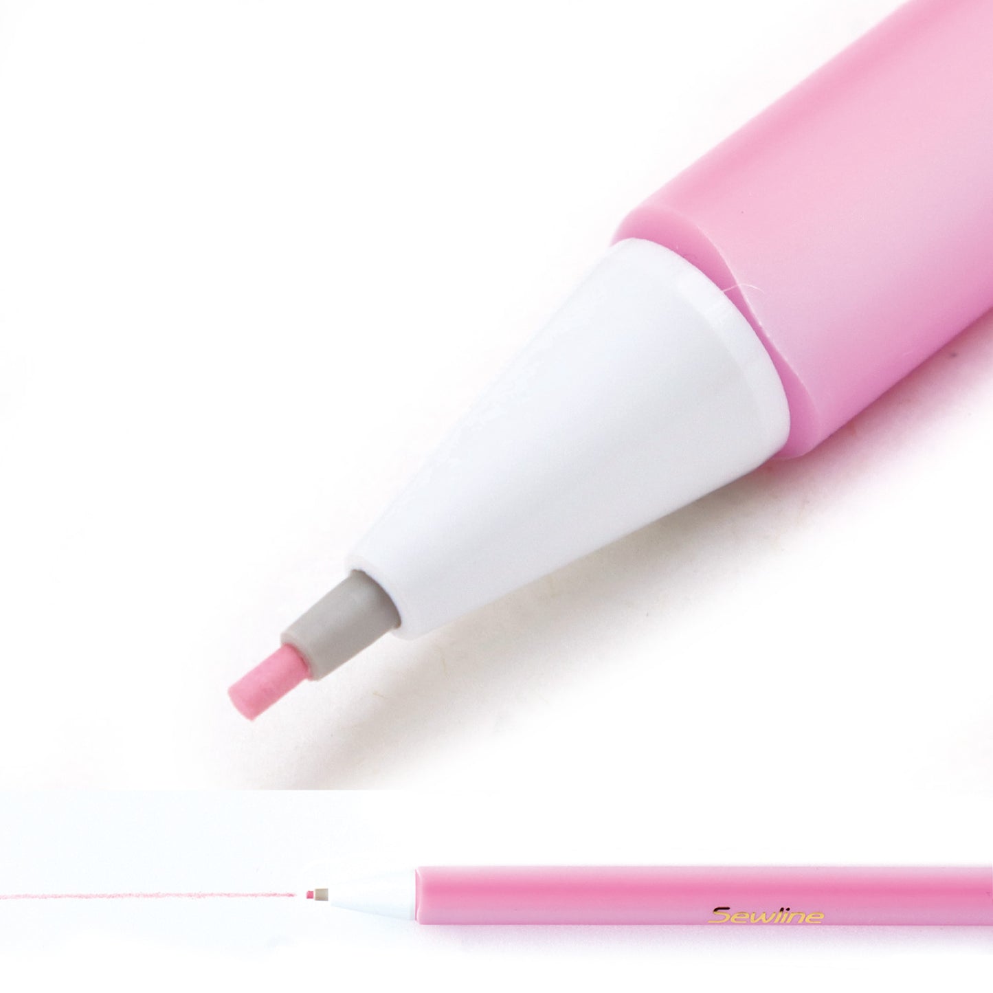 Sewline ソーライン 布用チョークペンシル 3色セット（白・青・ピンク） FAB50075
