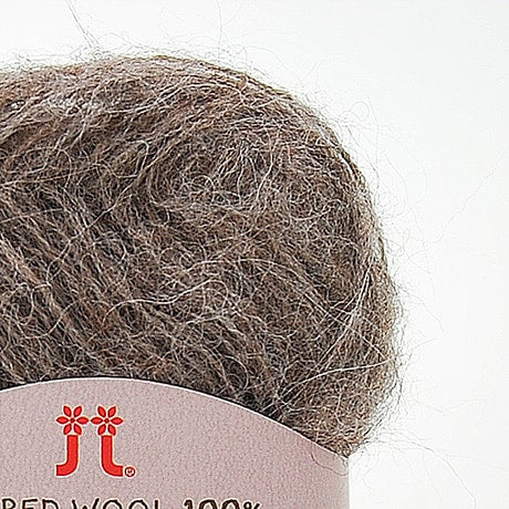 【お取り寄せ】ハマナカ ソノモノ ヘアリー（起毛糸）並太 毛糸 No.123 アルパカ75% ウール25% 25g玉巻（約125m）