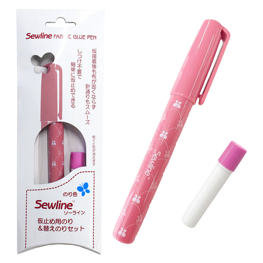 Sewline ソーライン グルーペンセット（本体＋青リフィル6本）