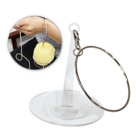 毛糸玉ホルダー ～モバ編み（モバイル編み物）の必需品～ どこでもニッティングライフ CKT22855