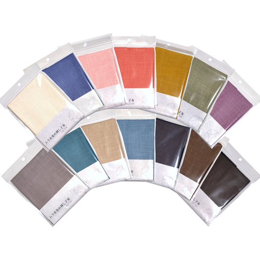 ムラ染め刺し子布 全14色 50×55cm 綿100% 日本製 KSC7190