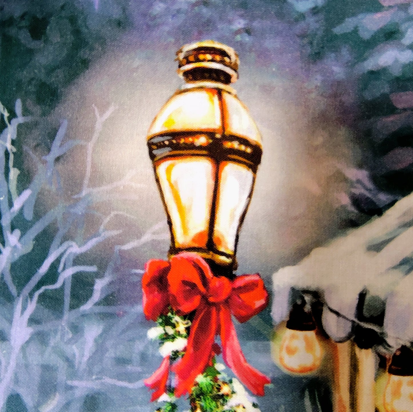 Christmas Wall Hanging Fabric, Snowman, Winter, Timeless Treasures Frosty Delights, Imported Directly from the USA, Panel Fabric, 61 x 112 cm