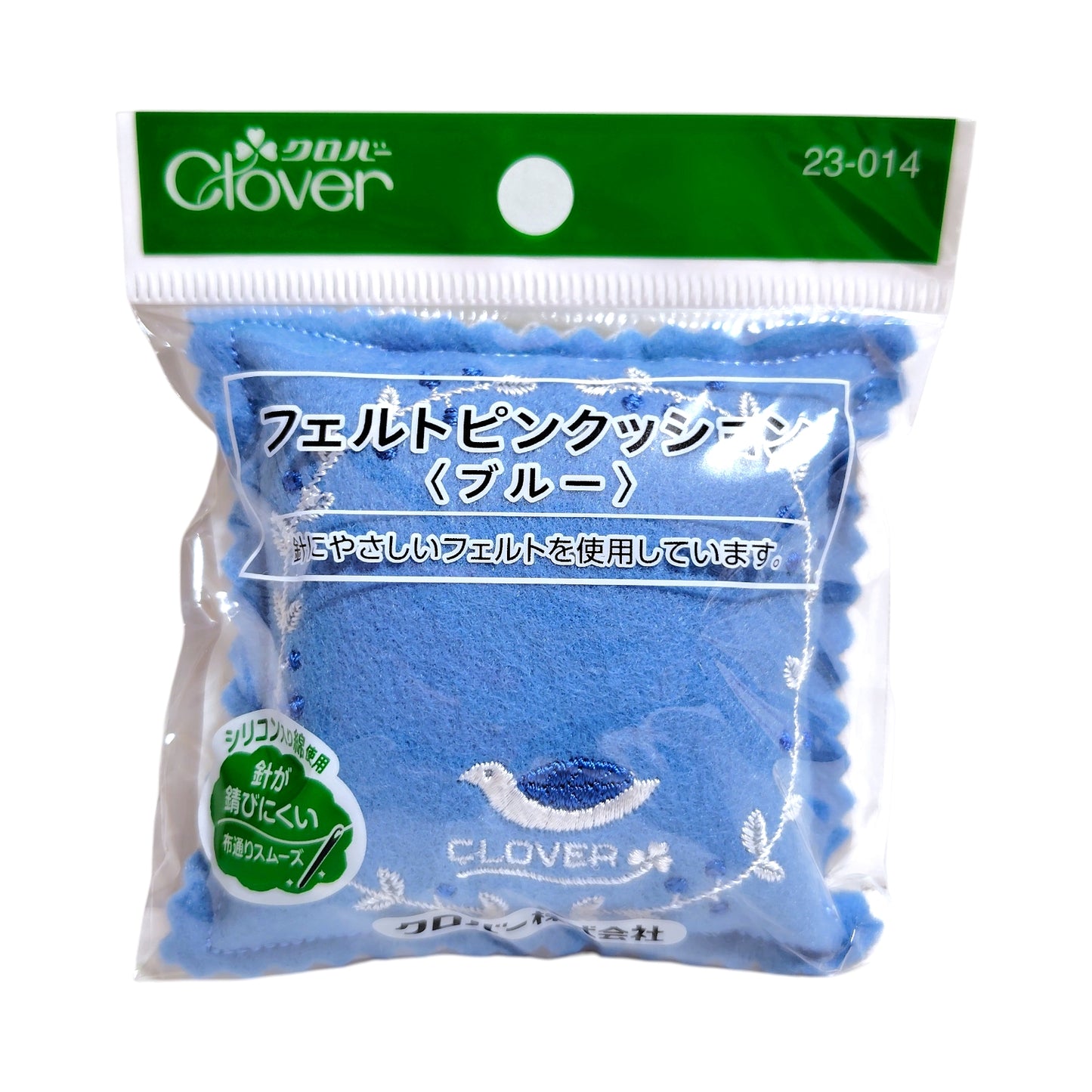 Clover クロバー フェルトピンクッション〈ピンク23-012／ブルー23-014〉