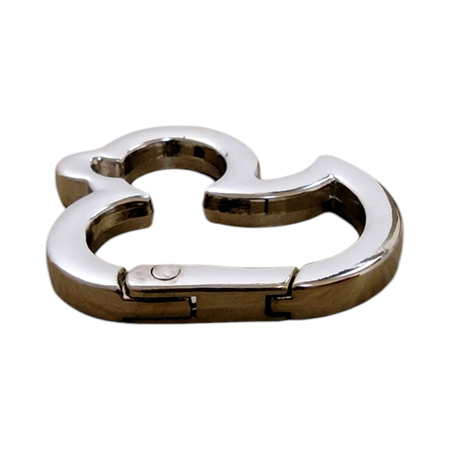 アヒル型カラビナ 2個入り ゴールド/シルバー/ブラック 約27×30mm