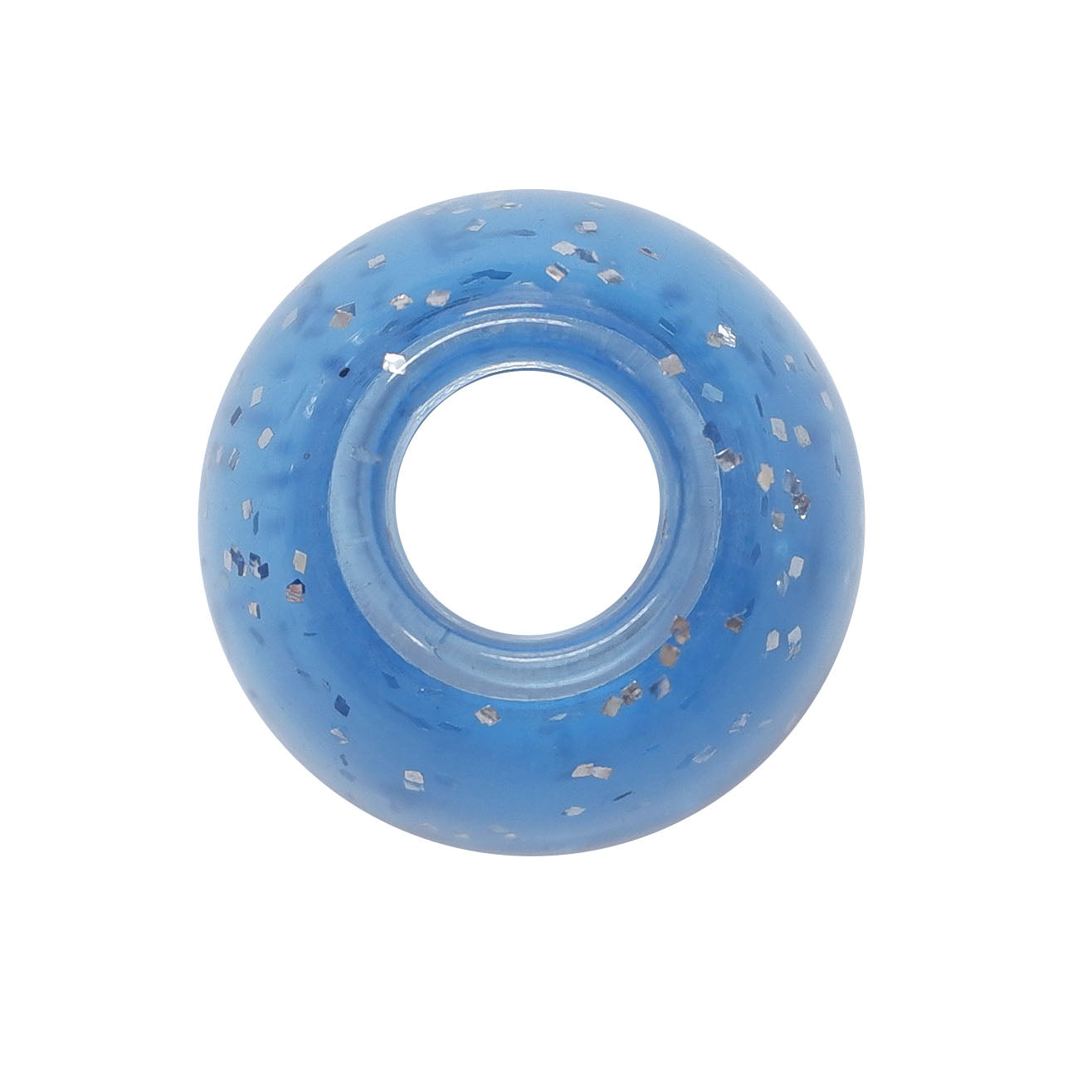 ミササ ラメ入りループエンド 15mm 2個入り ブルー No.2781