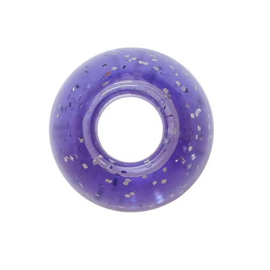 ミササ ラメ入りループエンド 15mm 2個入り パープル No.2784