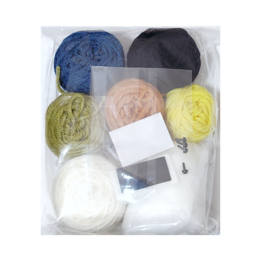 Hamanaka Wild Bird Series Japanese White-eye and Kingfisher Amigurumi Kit, Approx. 5.5cm x 6.5cm, H320-003-077