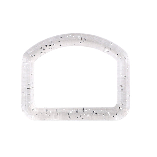 ミササ ラメ入りDカン 25mm 2個入り クリア No.2882