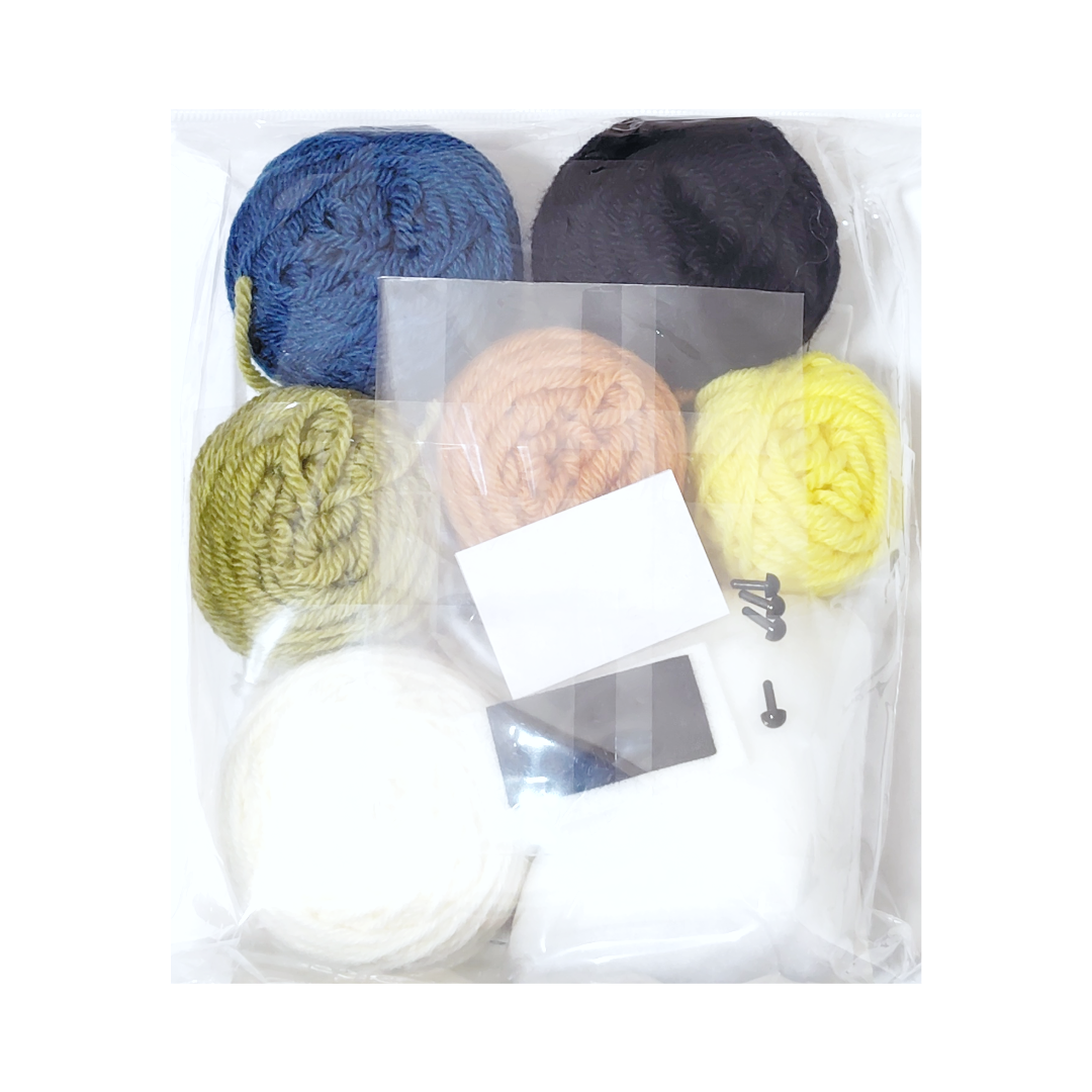 ハマナカ 野鳥シリーズ メジロ・カワセミのあみぐるみキット 約5.5cm×6.5cm H320-003-077