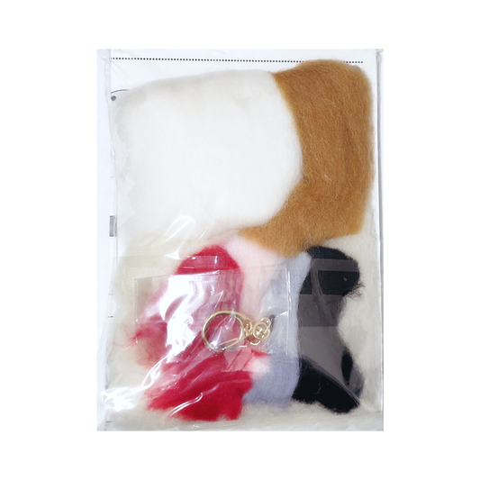 ハマナカ フェルト羊毛 どうぶつとおやつのマスコット アザラシとドーナツ 約9cm H441-607