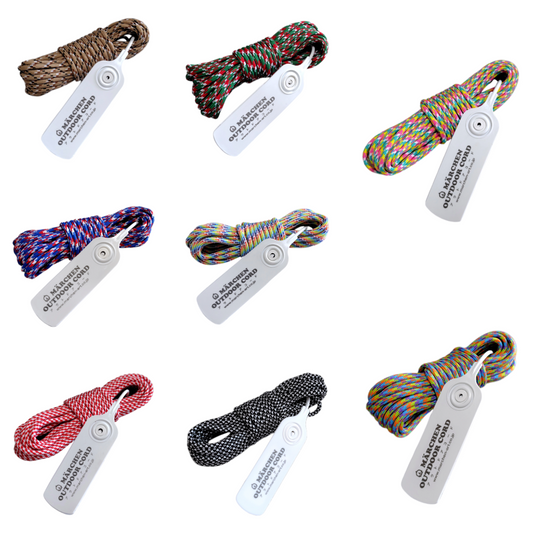 メルヘンアート アウトドアコード カモ 太さ3mm 5m巻 9色