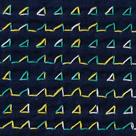 DARUMA ダルマ 刺し子糸〈細〉 3色カスリ カード巻き かき氷 DRM2400-402