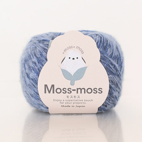ハマナカ モスモス 並太毛糸 No.004 ウール50% 綿50% 25g玉巻（約105m）