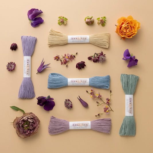 Olympus オリムパス 刺し子糸 Sashiko Awai-iro A20 Cloudy Gray