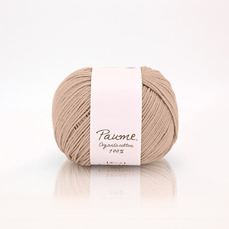 【お取り寄せ】ハマナカ ポーム ベビーカラー《クロッシェ》 中細 毛糸 No.608 オーガニックコットン100% 25g玉巻（約110m）