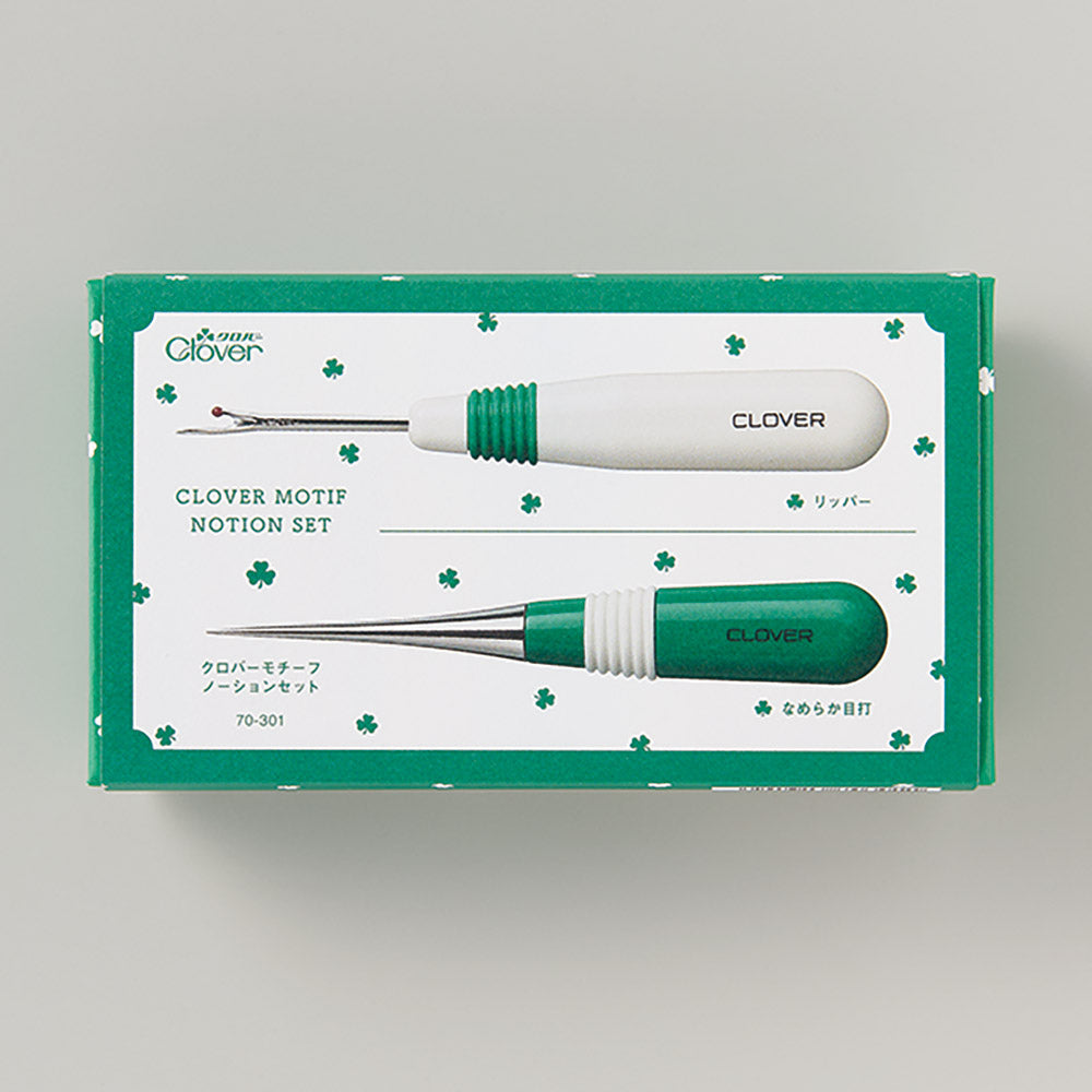 Clover クロバー クロバーモチーフ ノーションセット 目打ち＆リッパー 70-301