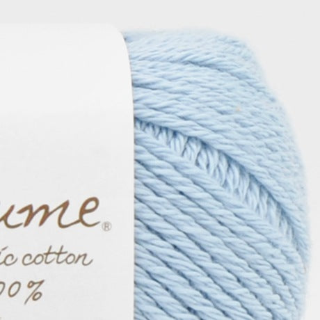 【お取り寄せ】ハマナカ ポーム ベビーカラー 中細 毛糸 No.95 オーガニックコットン100% 25g玉巻（約70m）