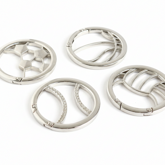 キャストカラビナ スポーツボール 1個 直径50mm (ベースボール/サッカー/バスケット/バレー)