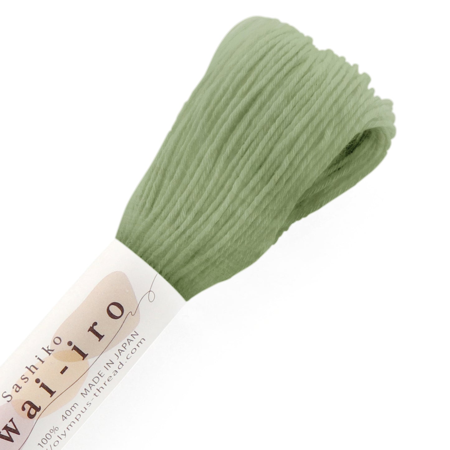 Olympus オリムパス 刺し子糸 Sashiko Awai-iro くすみカラー10色セット 綿100% 1カセ 約40m×10