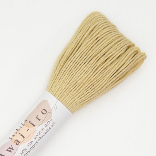 Olympus オリムパス 刺し子糸 Sashiko Awai-iro A7 Mellow Yellow