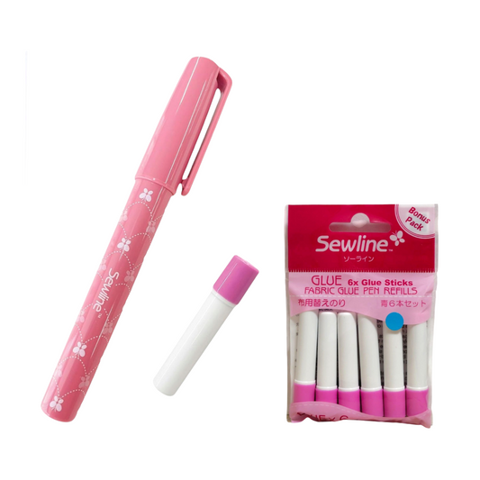 Sewline ソーライン グルーペンセット（本体＋青リフィル6本）